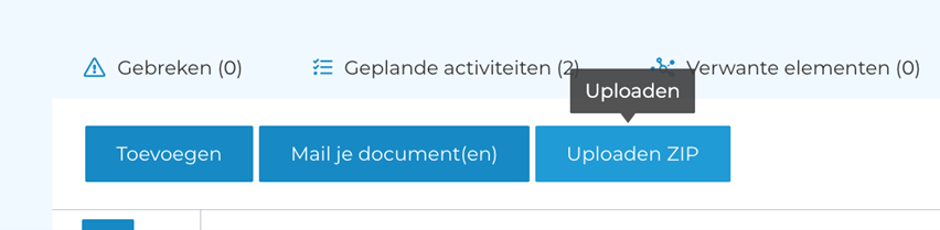 Upload zip documentbeheer